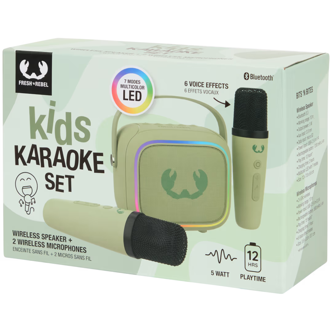 Juego de karaoke inalámbrico Fresh ’n Rebel Kids