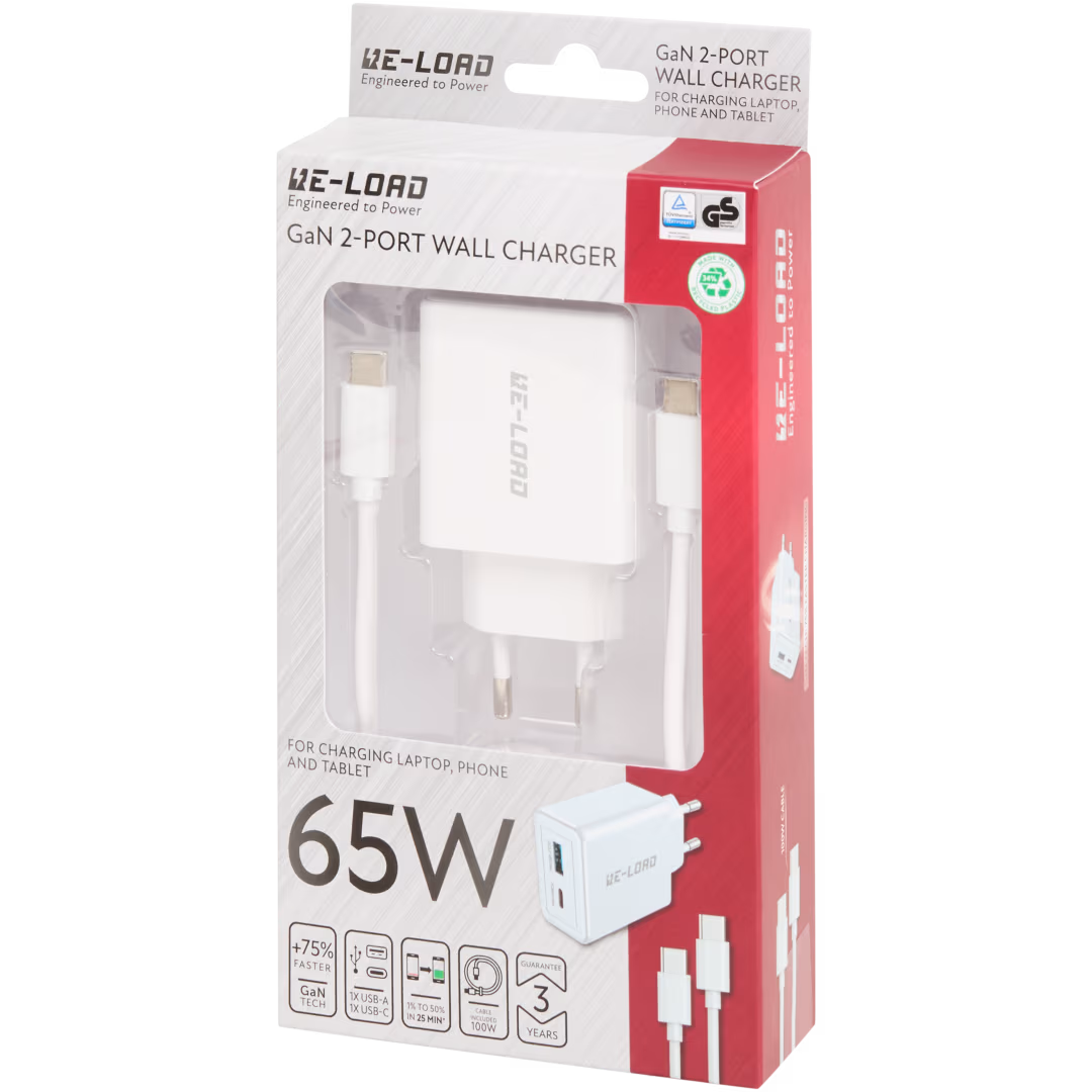 Cargador de pared dual Re-load