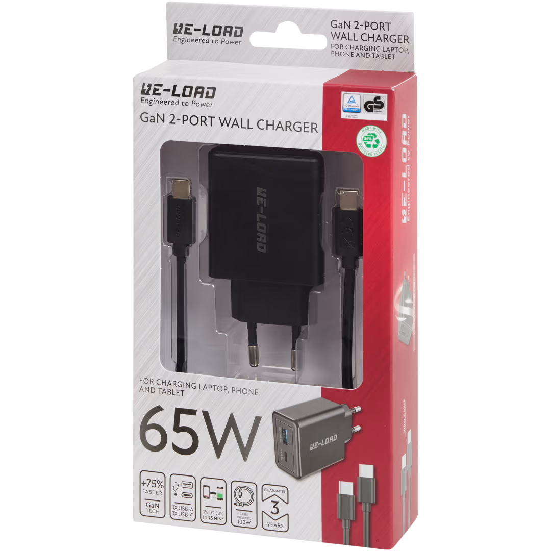 Cargador de pared dual Re-load