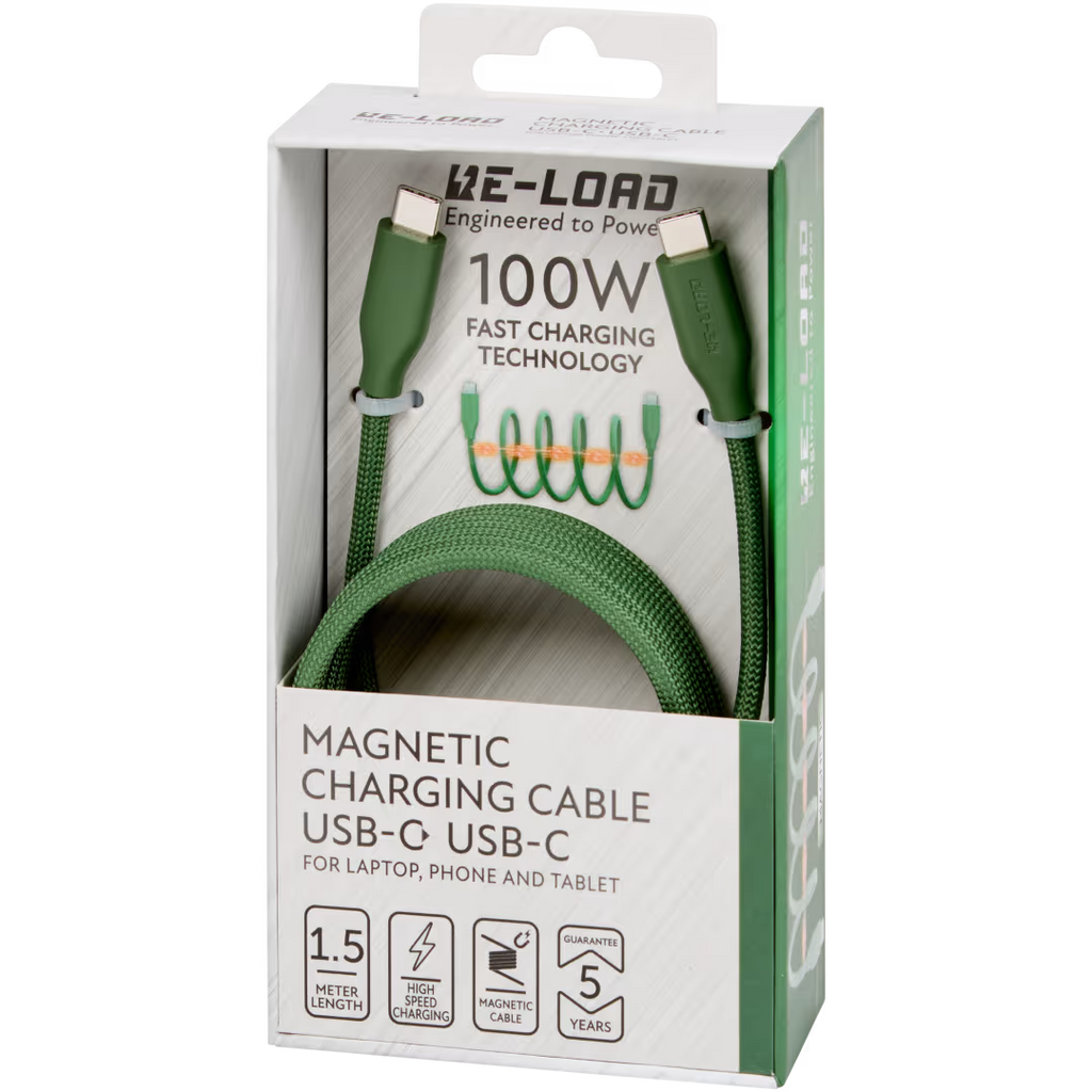 Cable de carga magnético Re-load De USB-C a USB-C