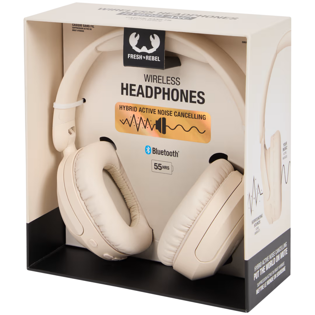Auriculares inalámbricos híbridos con ANC Fresh ’n Rebel