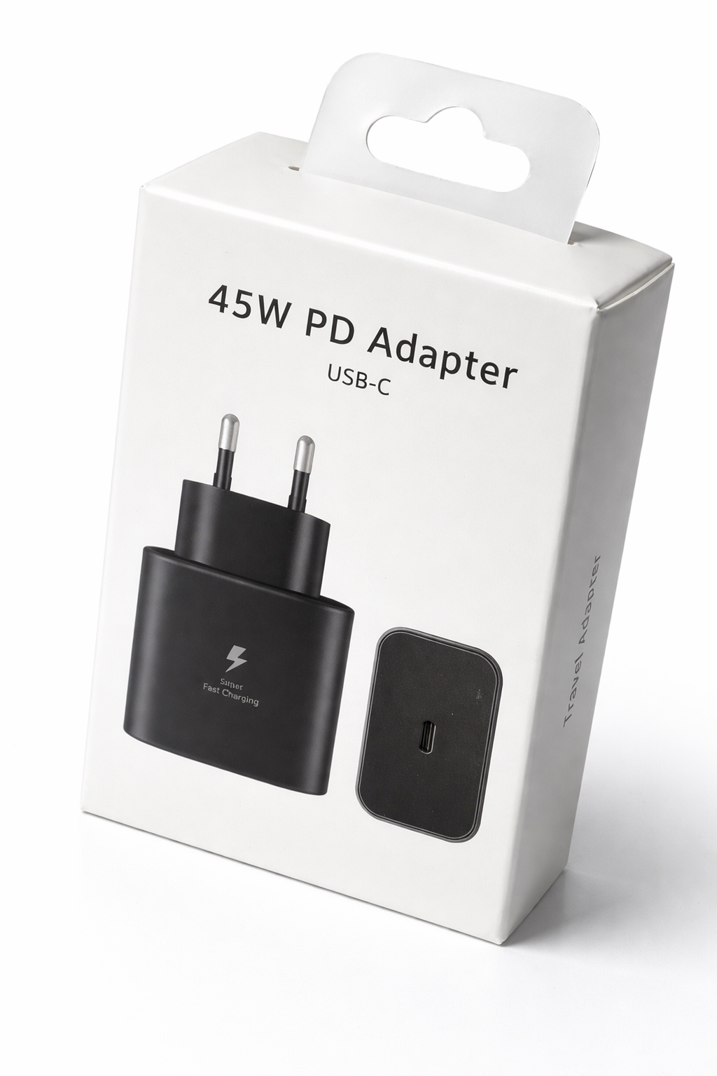 Cargador Rápido 45W USB-C – Adaptador de Corriente