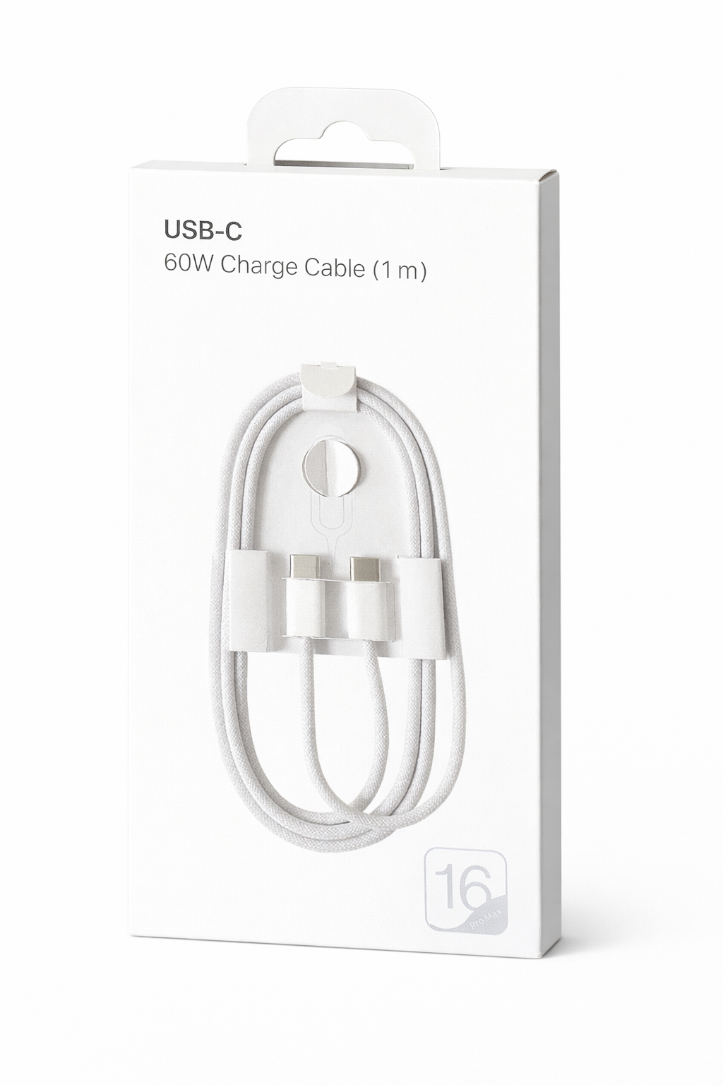 USB-C Cable 60W PARA IPHONE 16 /P/PM  (1m) – Cable de carga rápida