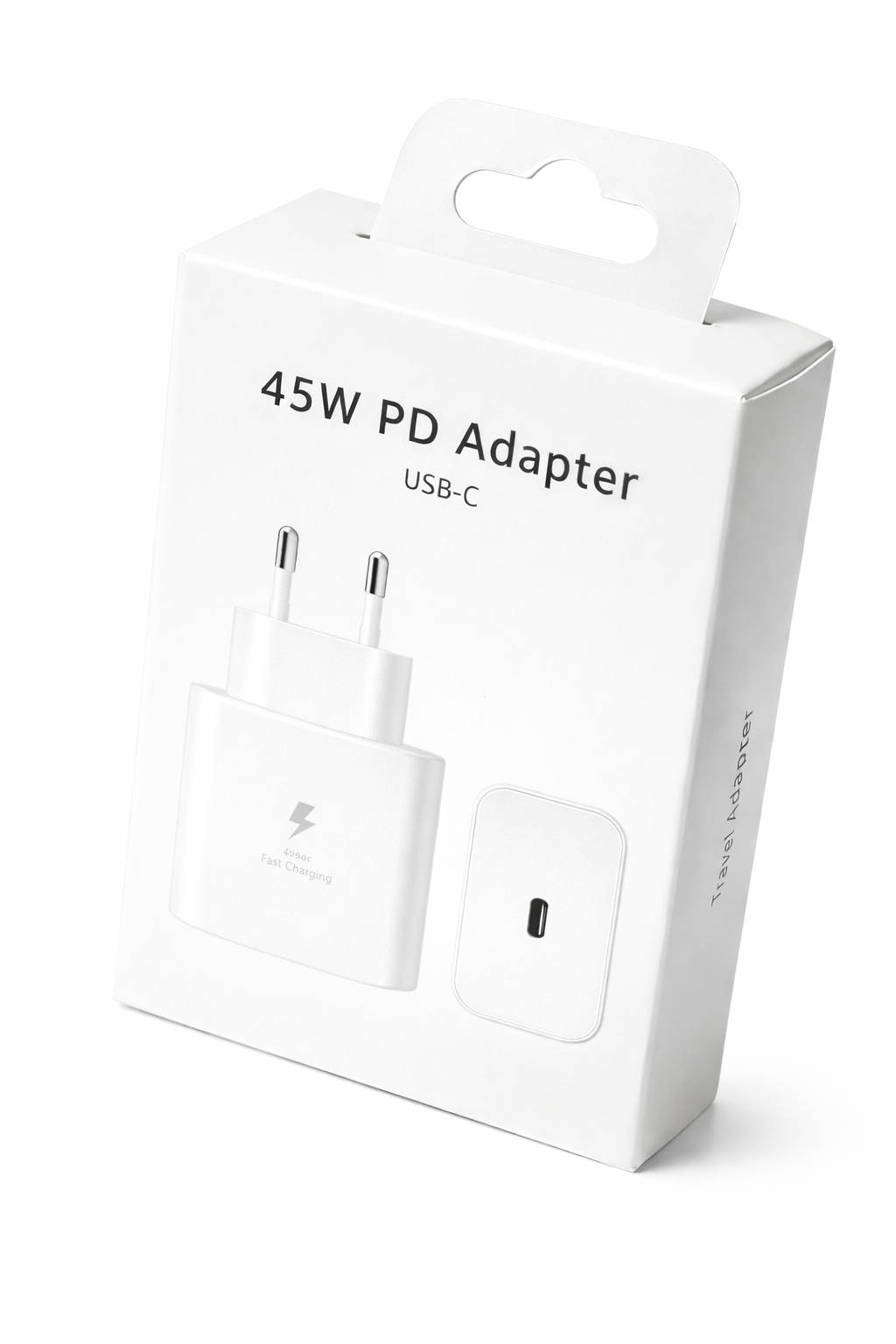 Cargador Rápido 45W USB-C – Adaptador de Corriente