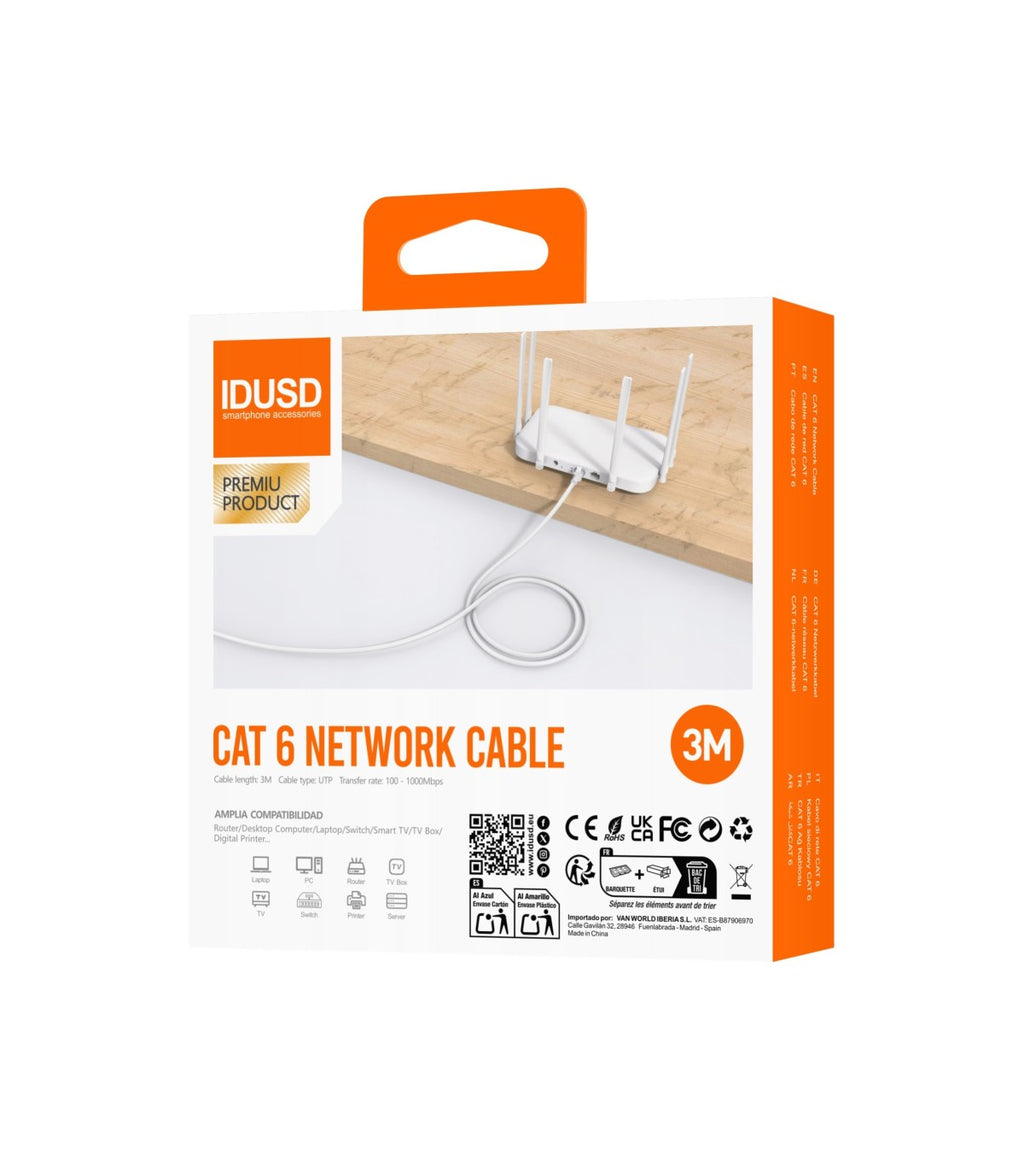 Cable de Red CAT 6 UTP
